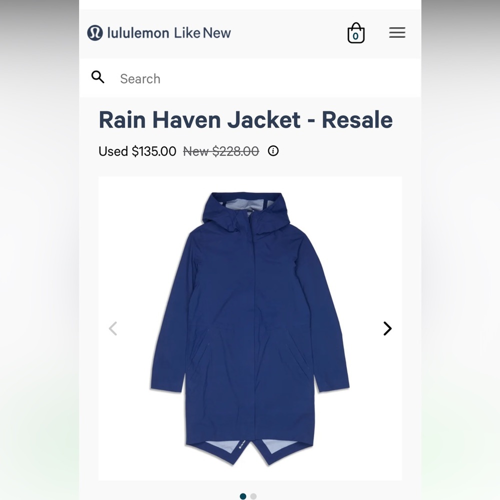 Lululemon Rain Haven jacket